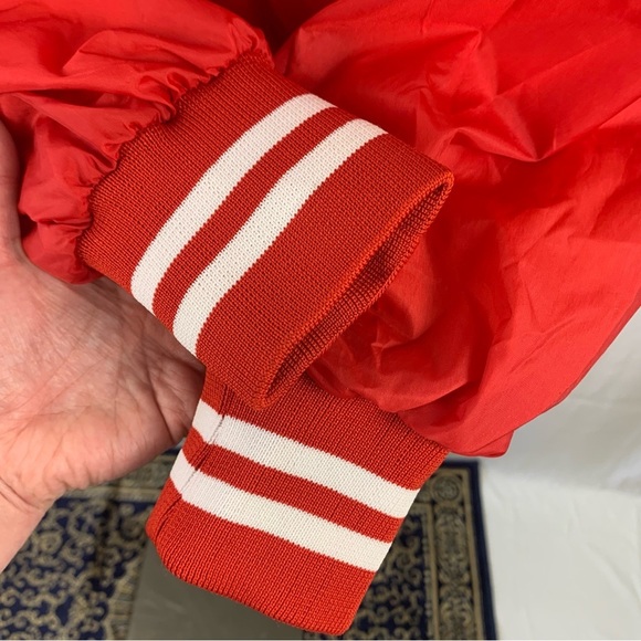 Vintage Sporty Red Bomber Jacket - Picture 7 of 8